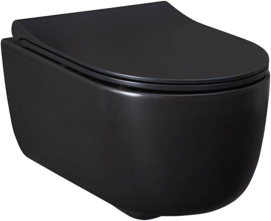 Чаша подвесного унитаза Allen Brau Priority 36х49х33 см черный 4.31002.31