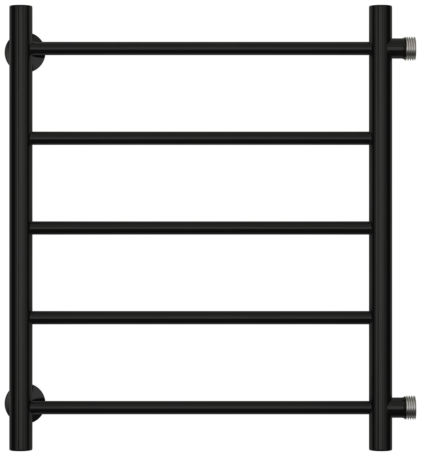 Полотенцесушитель водяной Стилье Версия-Б 50x50 см черный 17610-5050