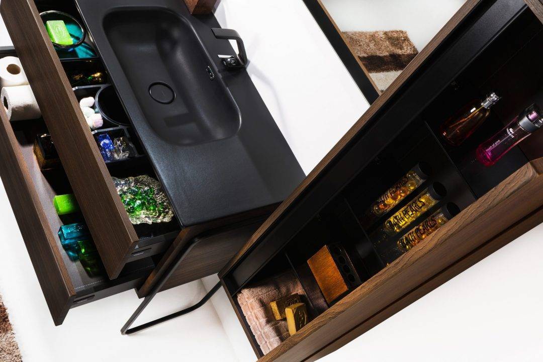 Шкаф-пенал подвесной Armadi Art Vallessi 28х35х120 см темное дерево 836-D