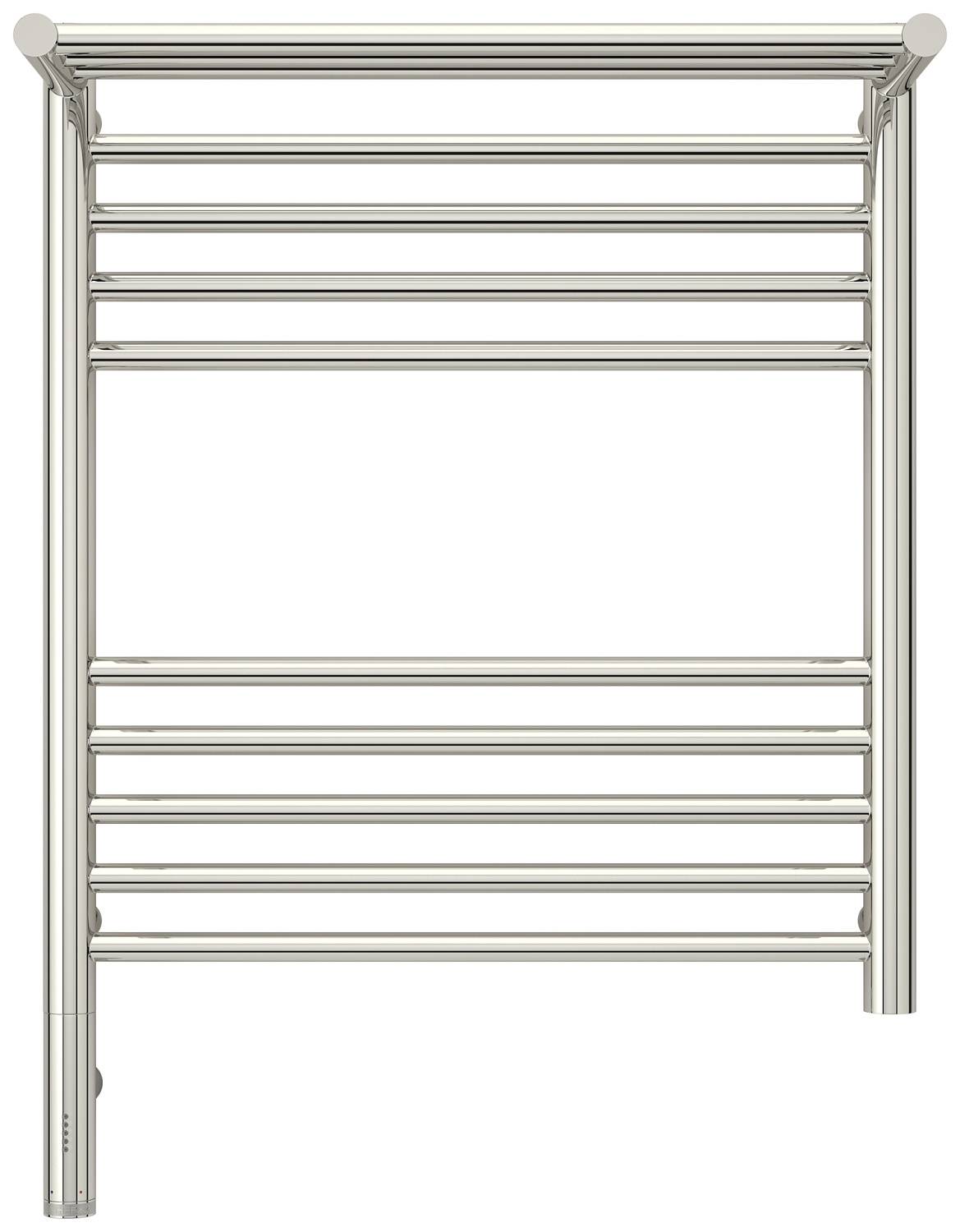Полотенцесушитель электрический Сунержа Богема 3.0 с 1 полкой 532x724 мм левый без покрытия 00-5806-6050
