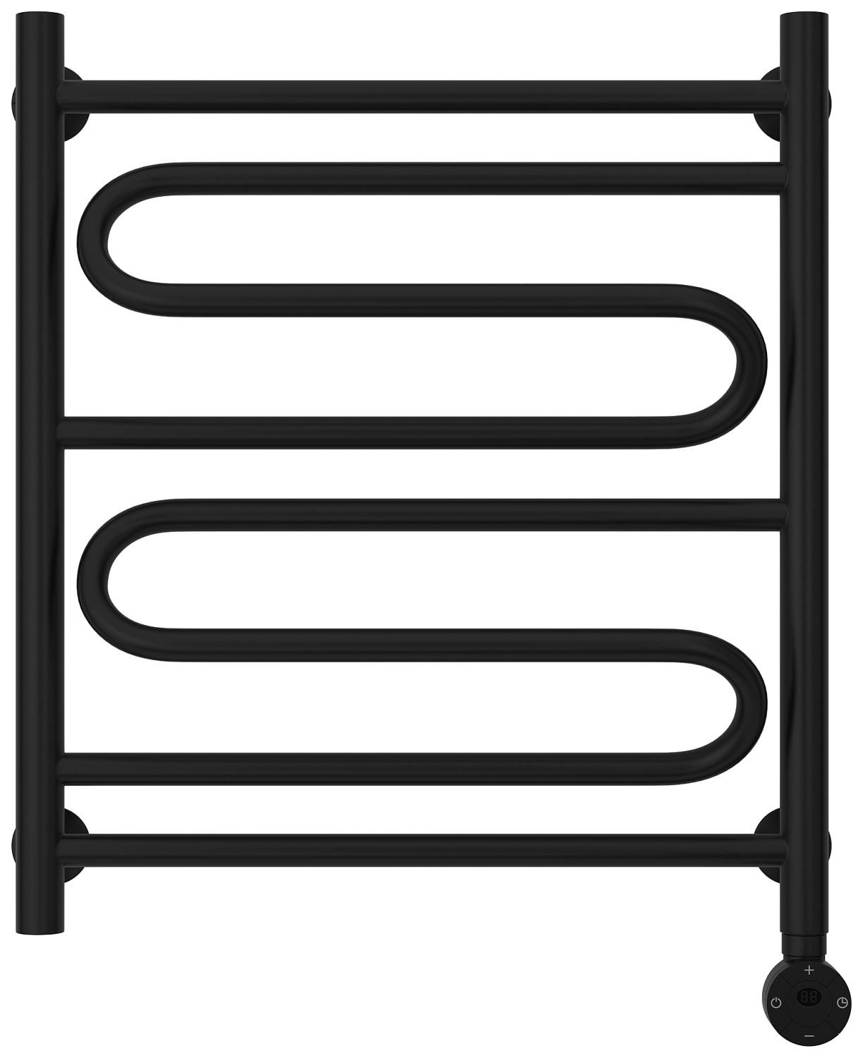 Полотенцесушитель электрический Стилье Формат 22 55.8x66.5 см черный 31522-6050