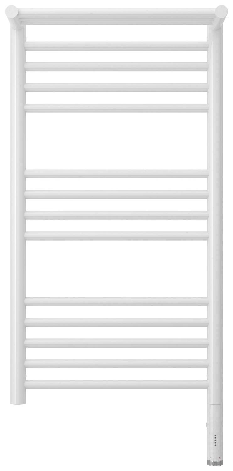 Полотенцесушитель электрический Сунержа Богема 3.0 с 1 полкой 432x924 мм правый белый 12-5807-8040