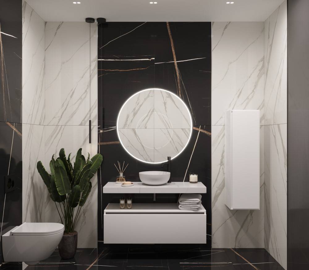 Столешница Armadi Art Flat 121х46х7 см белая 869-120-CLCT