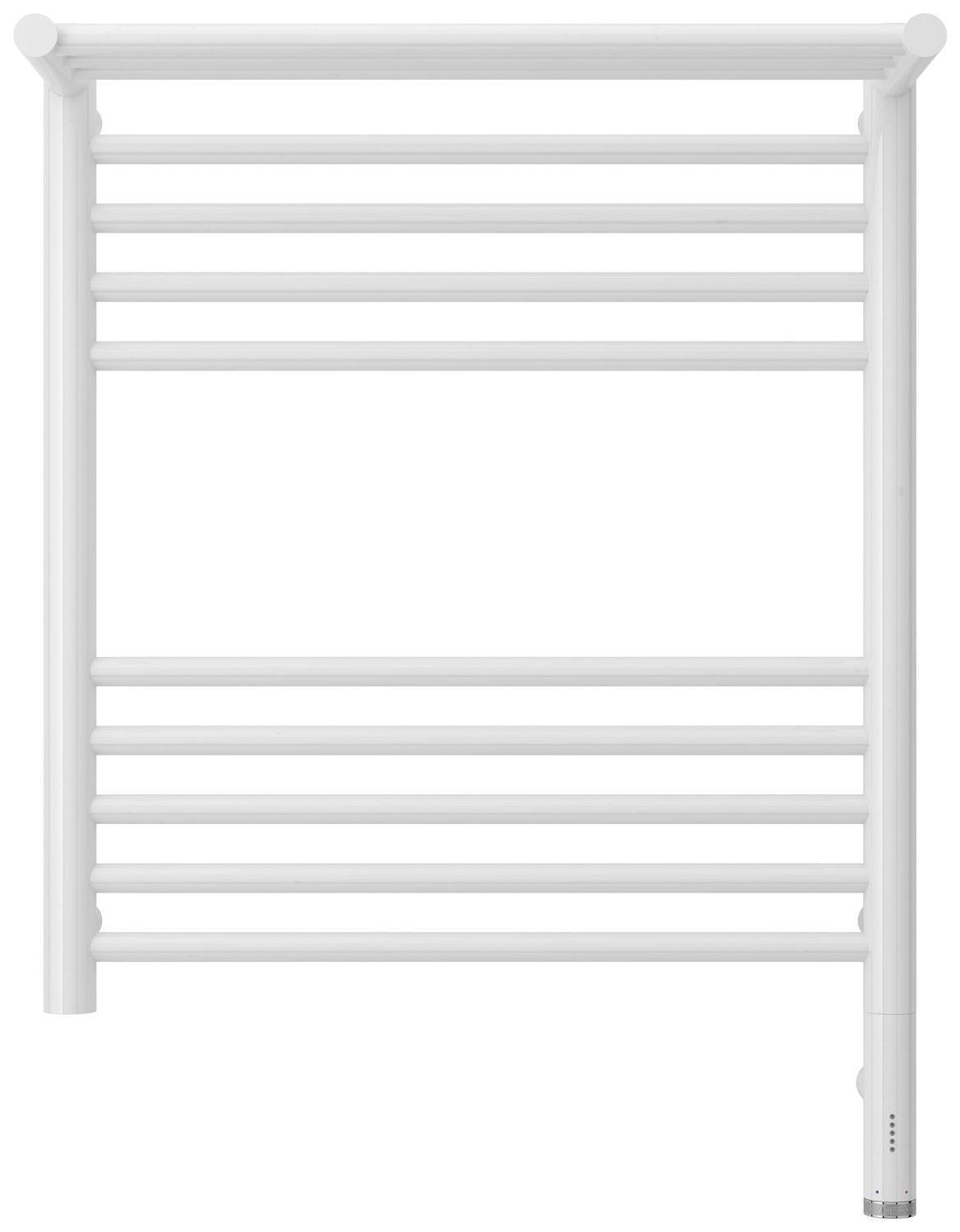 Полотенцесушитель электрический Сунержа Богема 3.0 с 1 полкой 532x724 мм правый белый 12-5807-6050