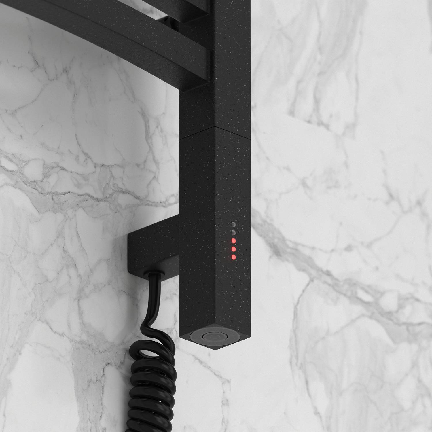 Полотенцесушитель электрический Сунержа Аркус 3.0 430x720 мм правое подключение темный титан муар 15-5705-6040