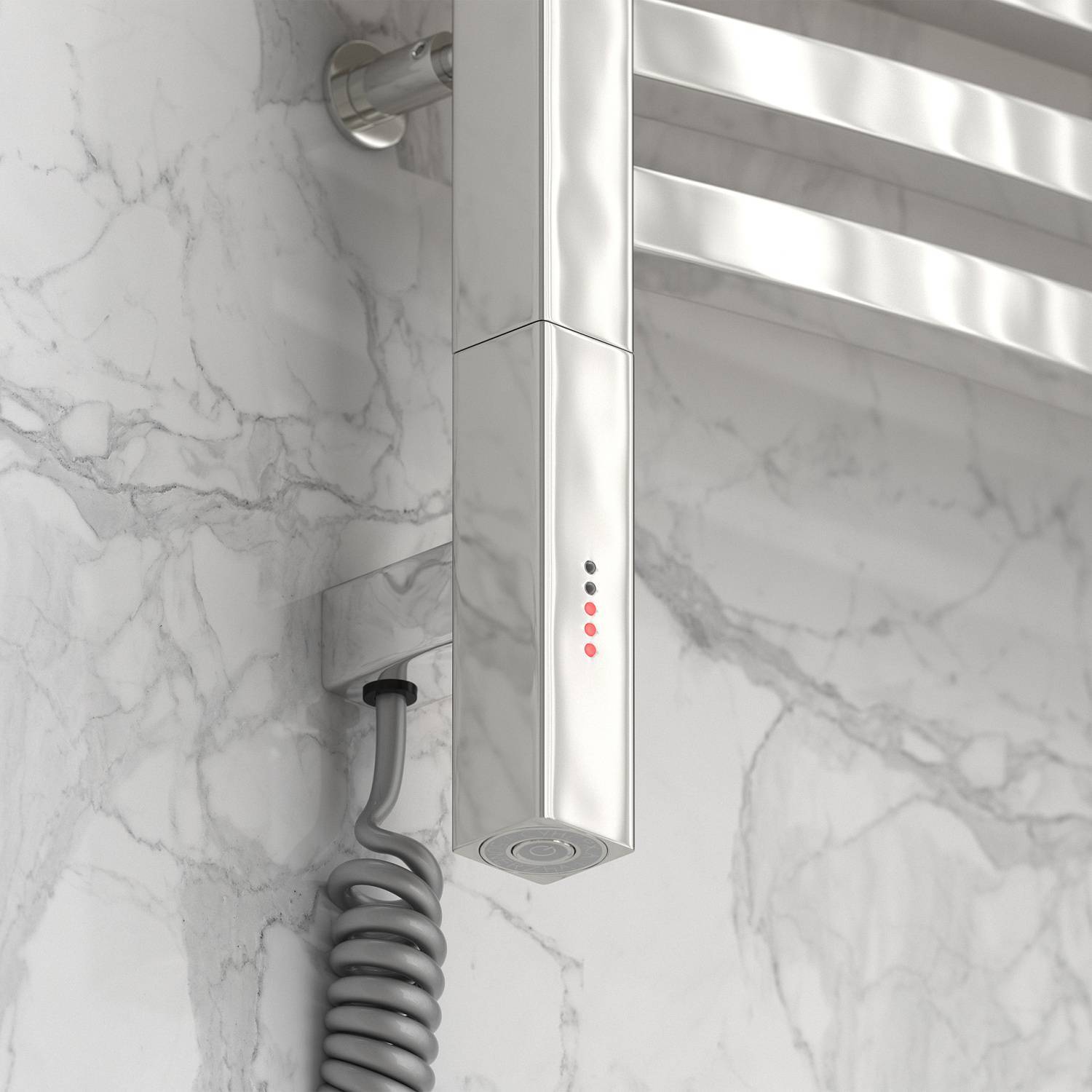 Полотенцесушитель электрический Сунержа Аркус 3.0 430x1120 мм левый без покрытия 00-5704-1040