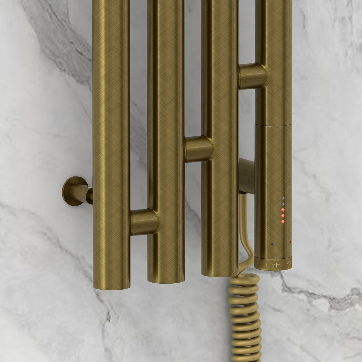 Полотенцесушитель электрический Сунержа Кантата 3.0 19.1x150 см правый состаренная бронза 05-5847-1516