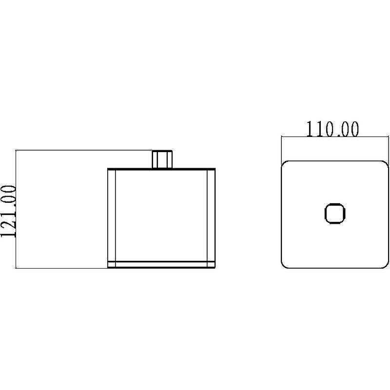 Диспенсер ватных дисков Boheme настольный черный/золото 10964-B-G