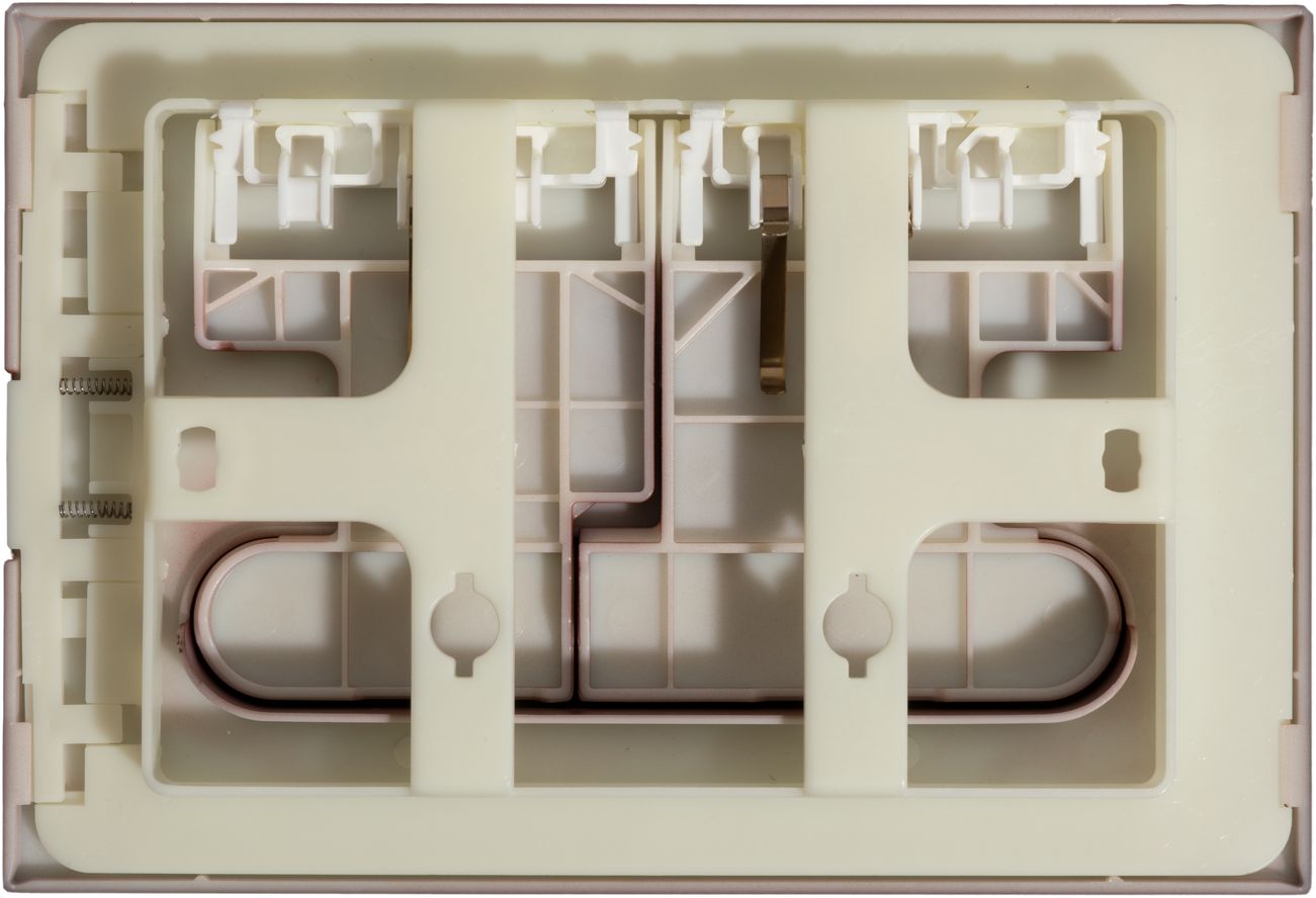 Клавиша смыва Allen Brau Project Color 23.1x15.7 см бордо 9.2PR01.BD