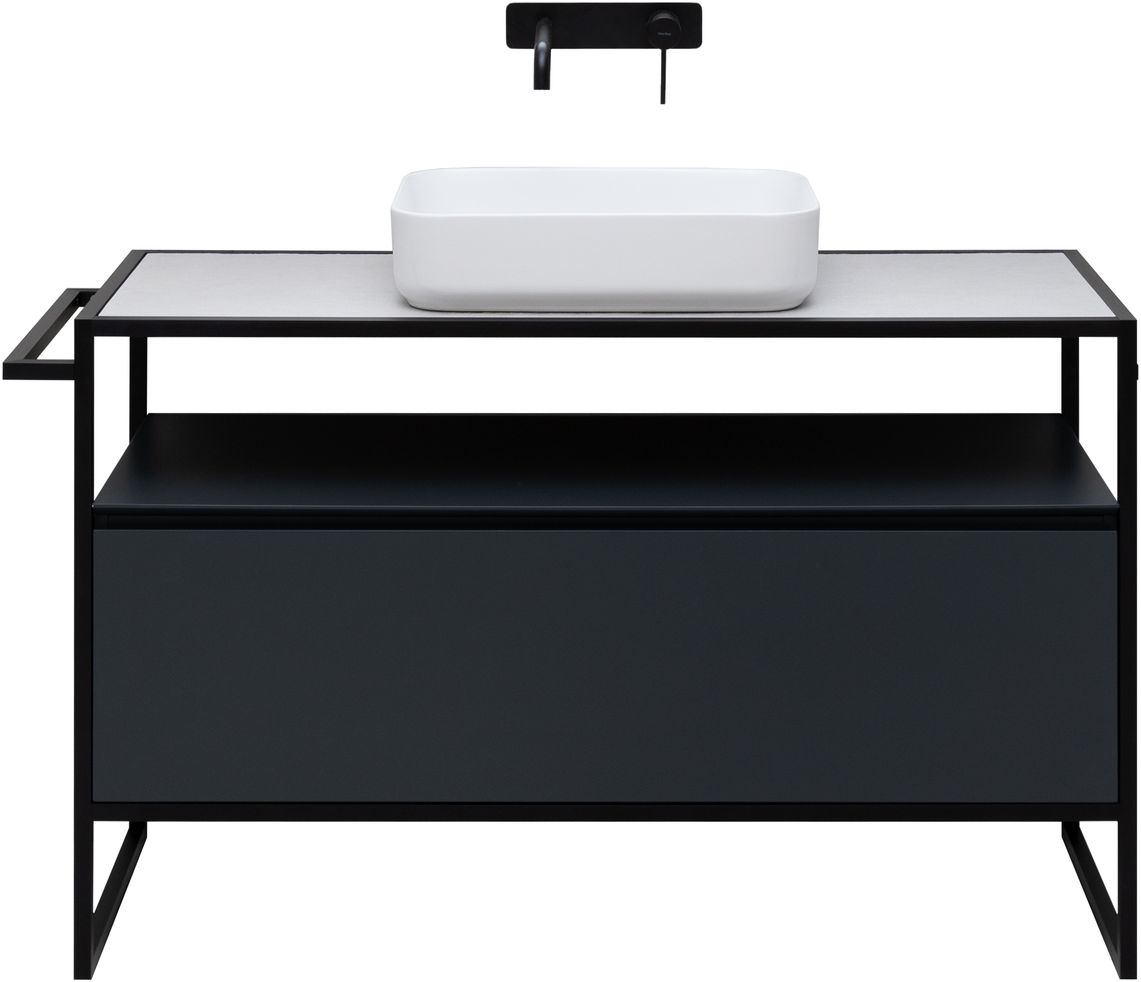 Тумба под раковину Allen Brau Priority 120x45x75 см антрацит 1.31004.AM