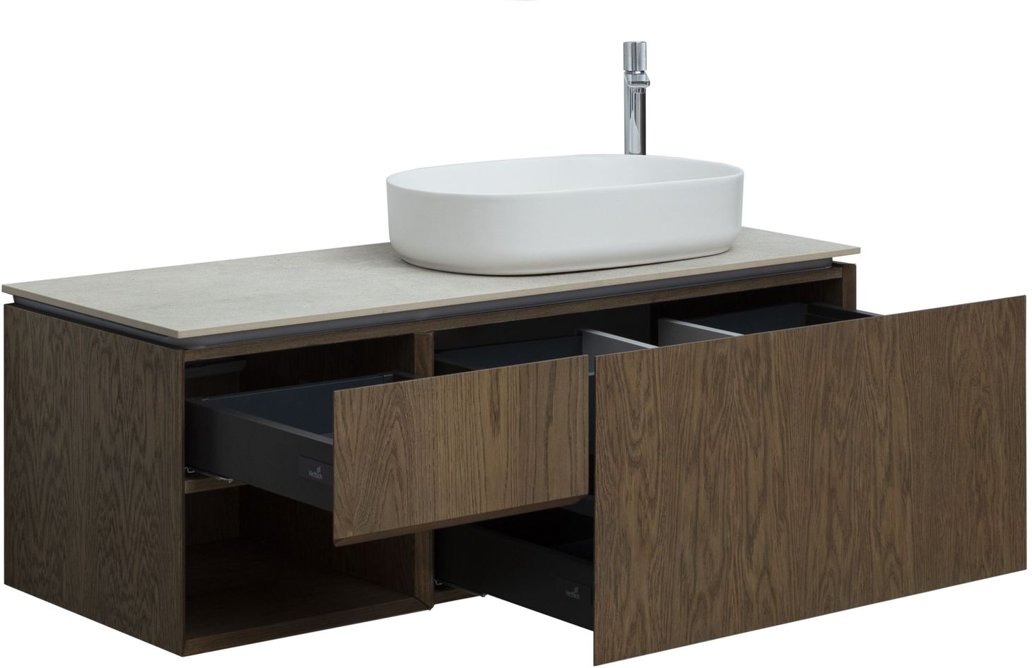 Тумба под раковину Allen Brau Infinity 119,2x45,6x40,8 см дуб 1.21008.NO