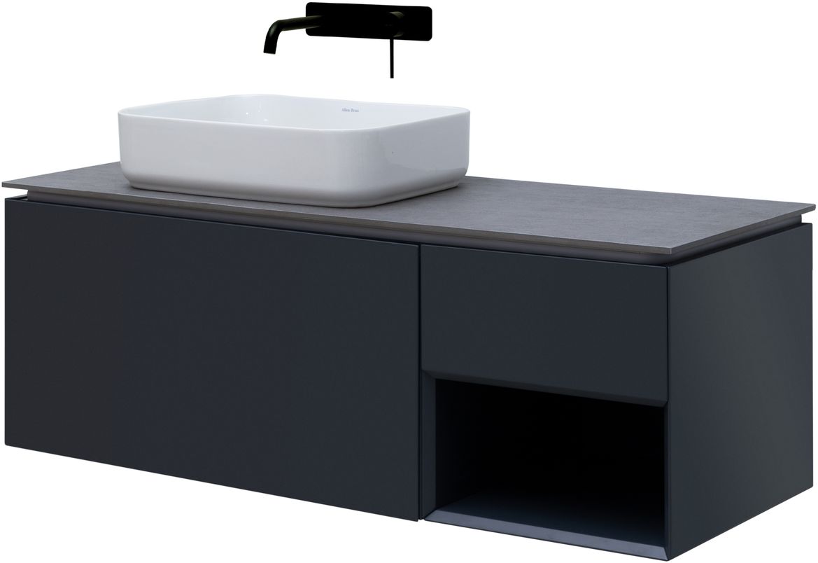 Тумба под раковину Allen Brau Infinity 119,2x45,6x40,8 см антрацит 1.21006.AM