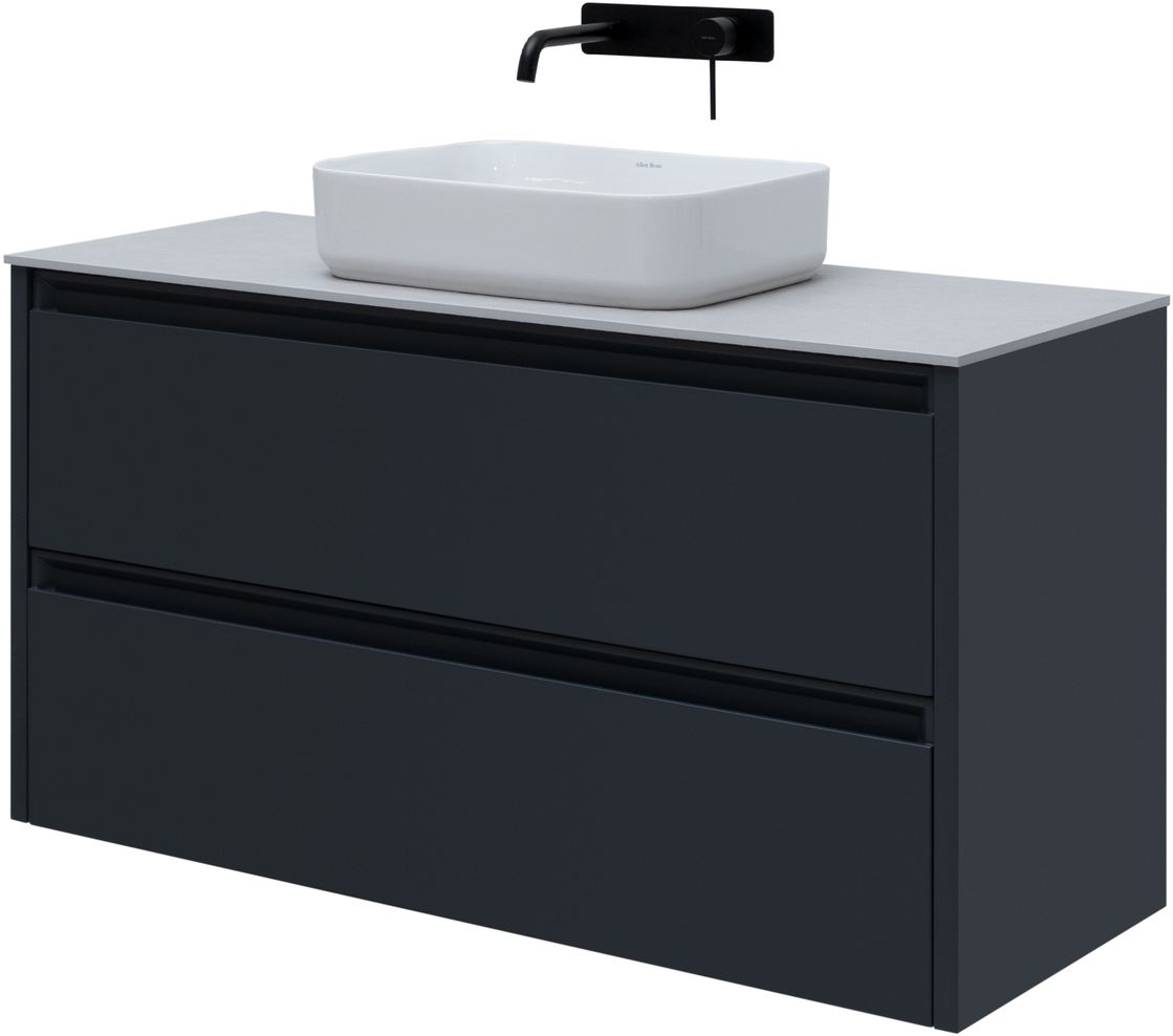 Тумба под раковину Allen Brau Fantasy 118.4x46x62 см антрацит 1.11005.AM