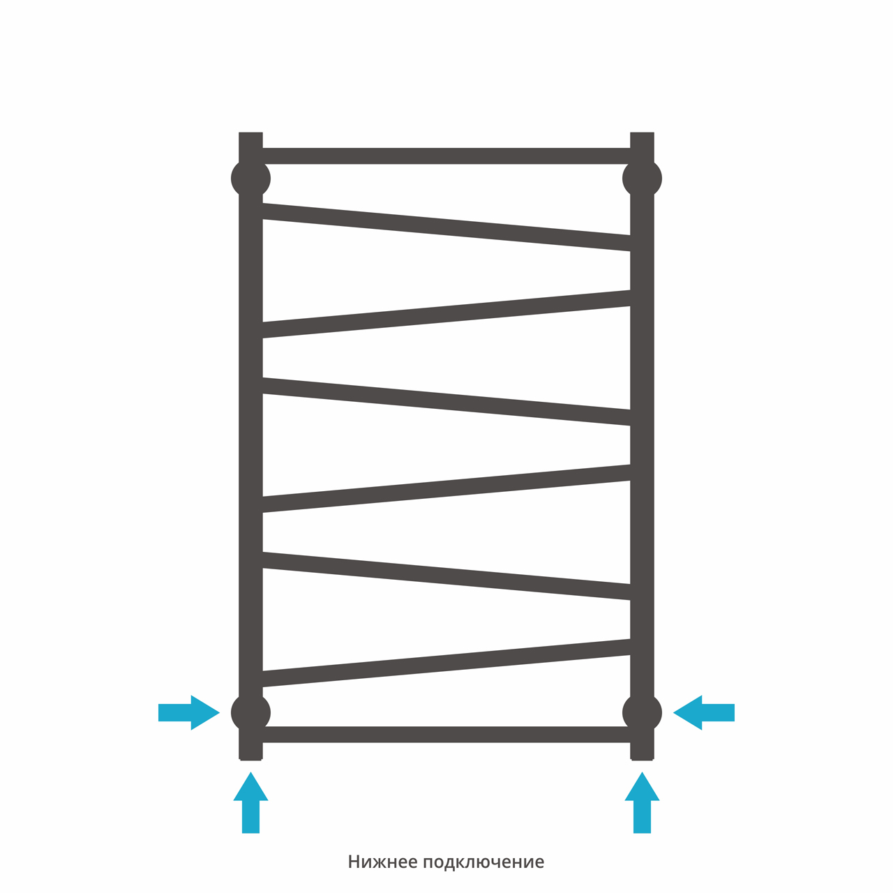 Полотенцесушитель водяной Сунержа Сирокко 550x800 мм золотой шёлк матовый 32-0253-8050