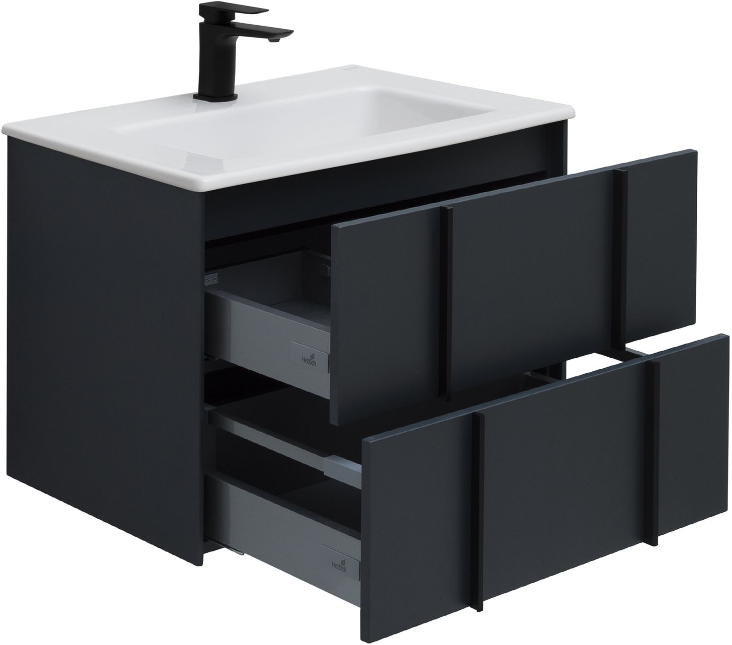 Тумба под раковину Allen Brau Reality 70x46.2x50 см антрацит 1.32004.AM