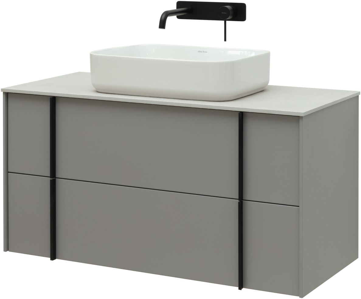 Тумба под раковину Allen Brau Reality 100x46.2x50 см платина 1.32007.PGM