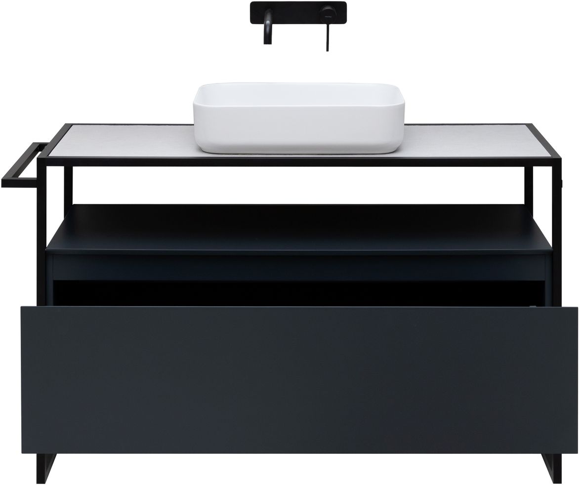 Тумба под раковину Allen Brau Priority 120x45x75 см антрацит 1.31004.AM