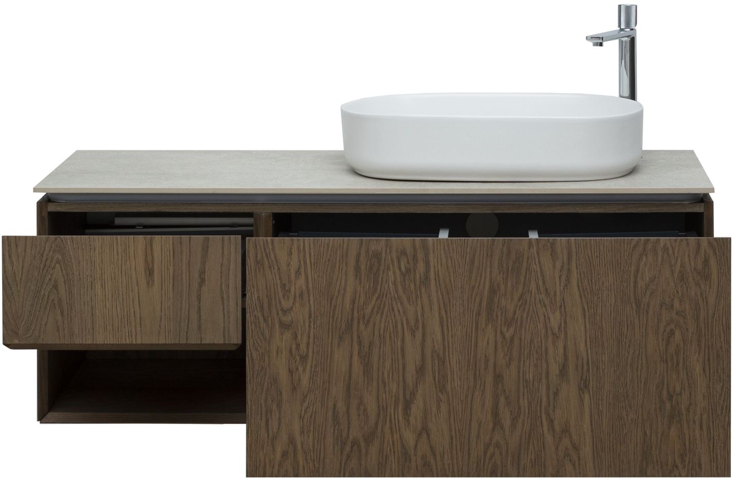 Тумба под раковину Allen Brau Infinity 119,2x45,6x40,8 см дуб 1.21008.NO