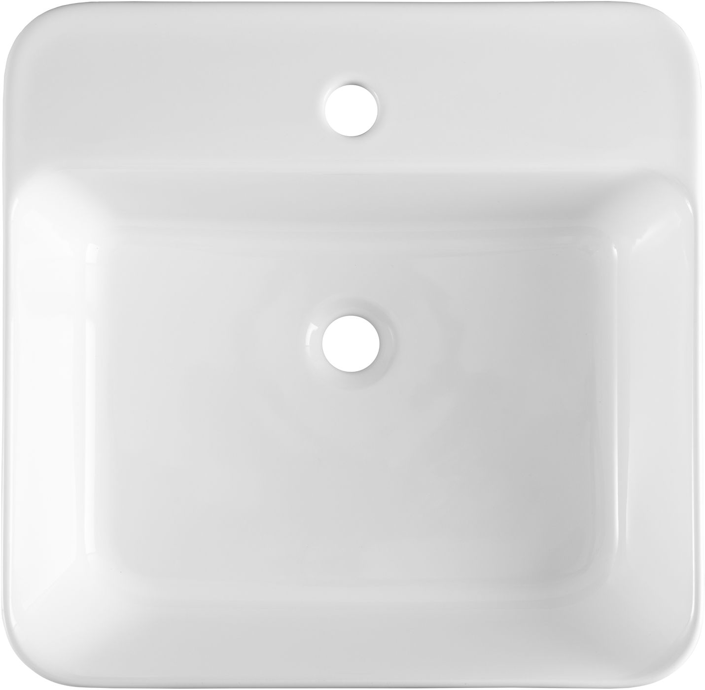 Раковина-чаша Allen Brau Liberty 48x47.9x12.6 см с 1 отверстием белая 4.32014.20