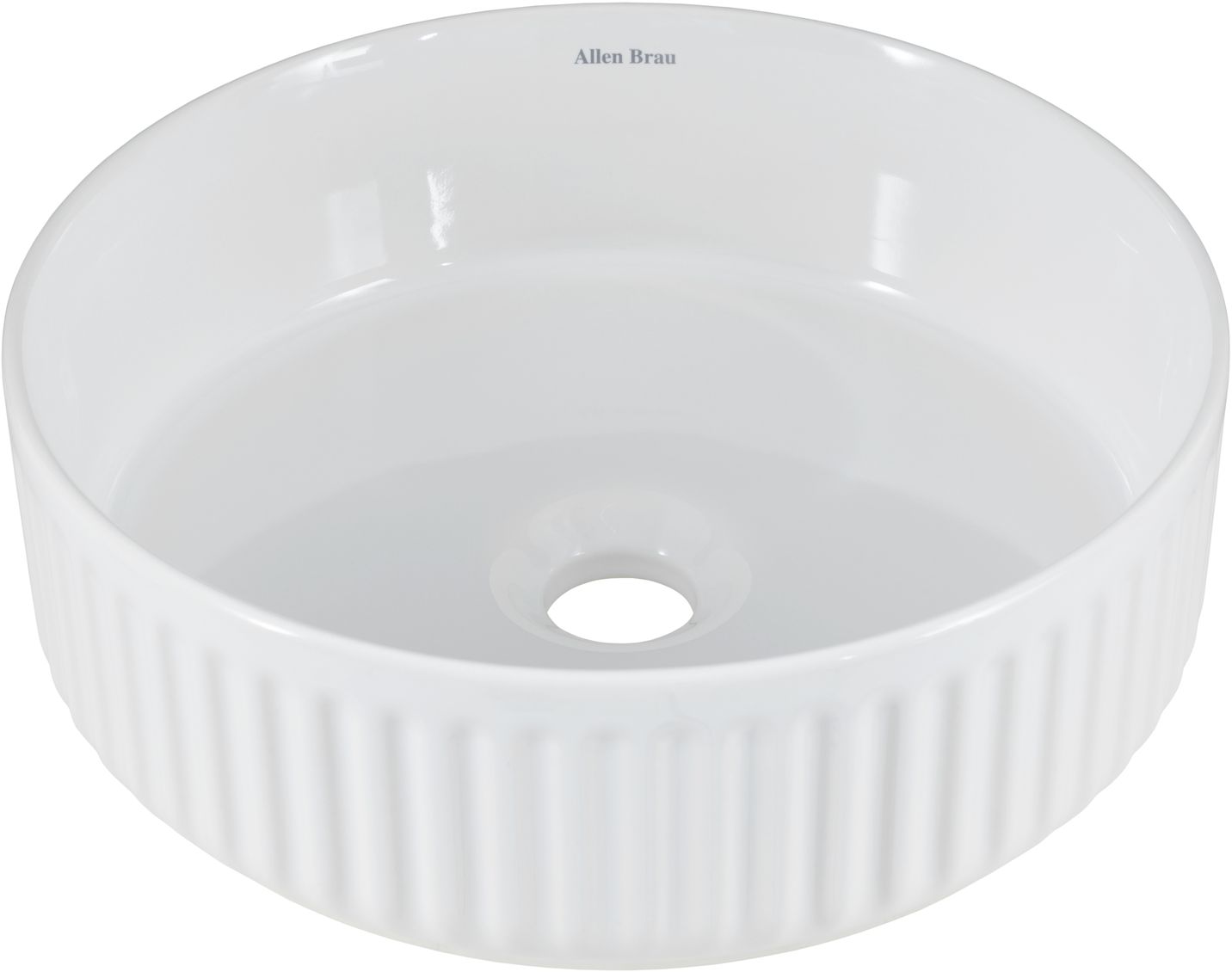 Раковина-чаша Allen Brau Fantasy 36х36х12 см белый 4.11032.20