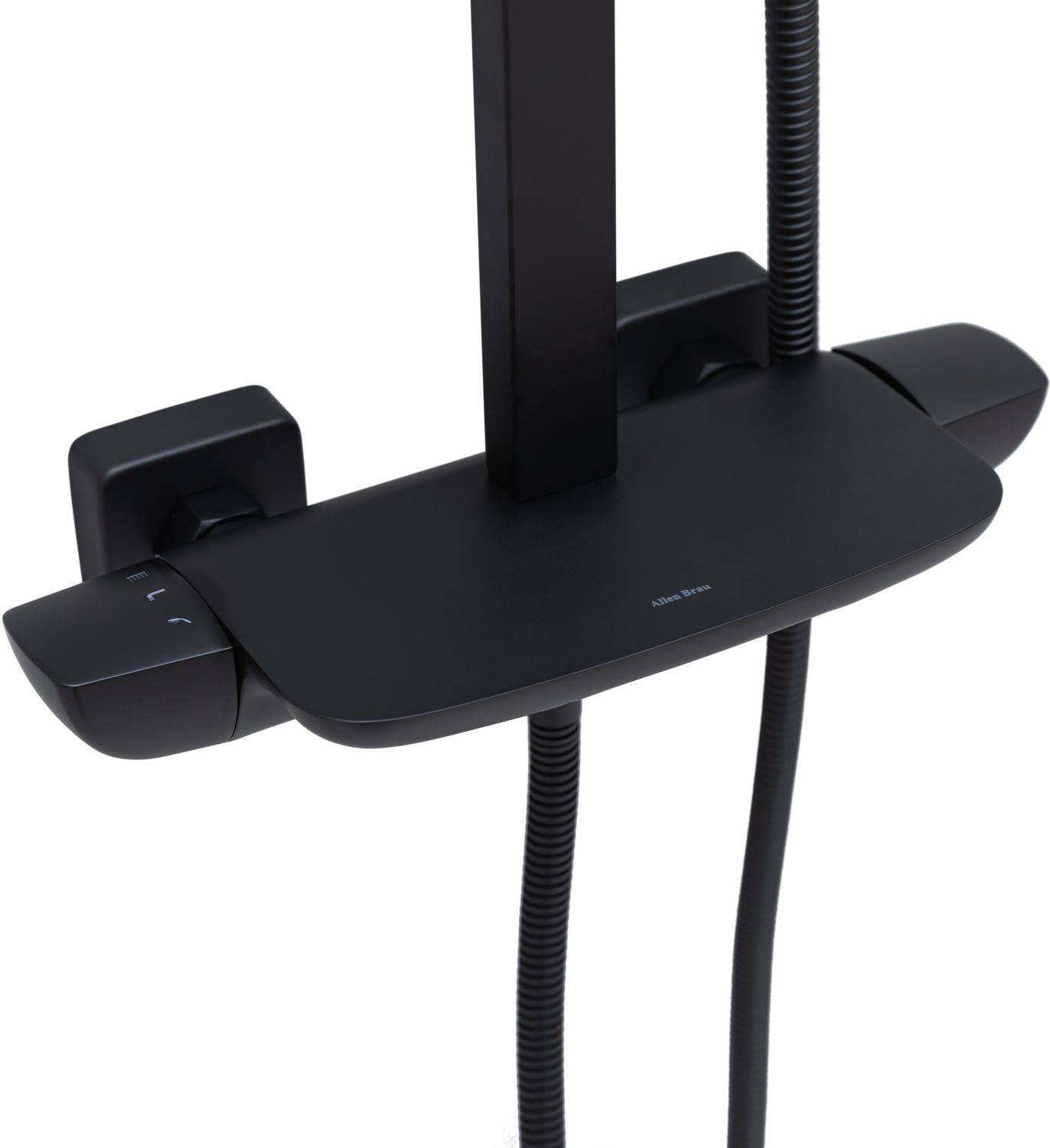 Душевая стойка Allen Brau Infinity 29.2x47 см черный 5.21030-31