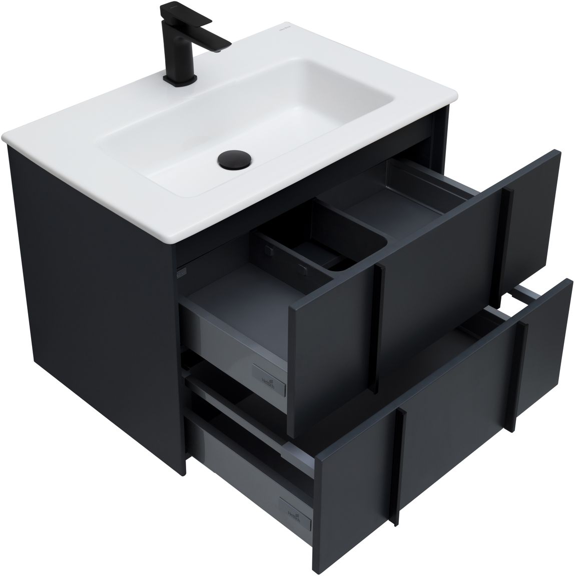 Тумба под раковину Allen Brau Reality 70x46.2x50 см антрацит 1.32004.AM