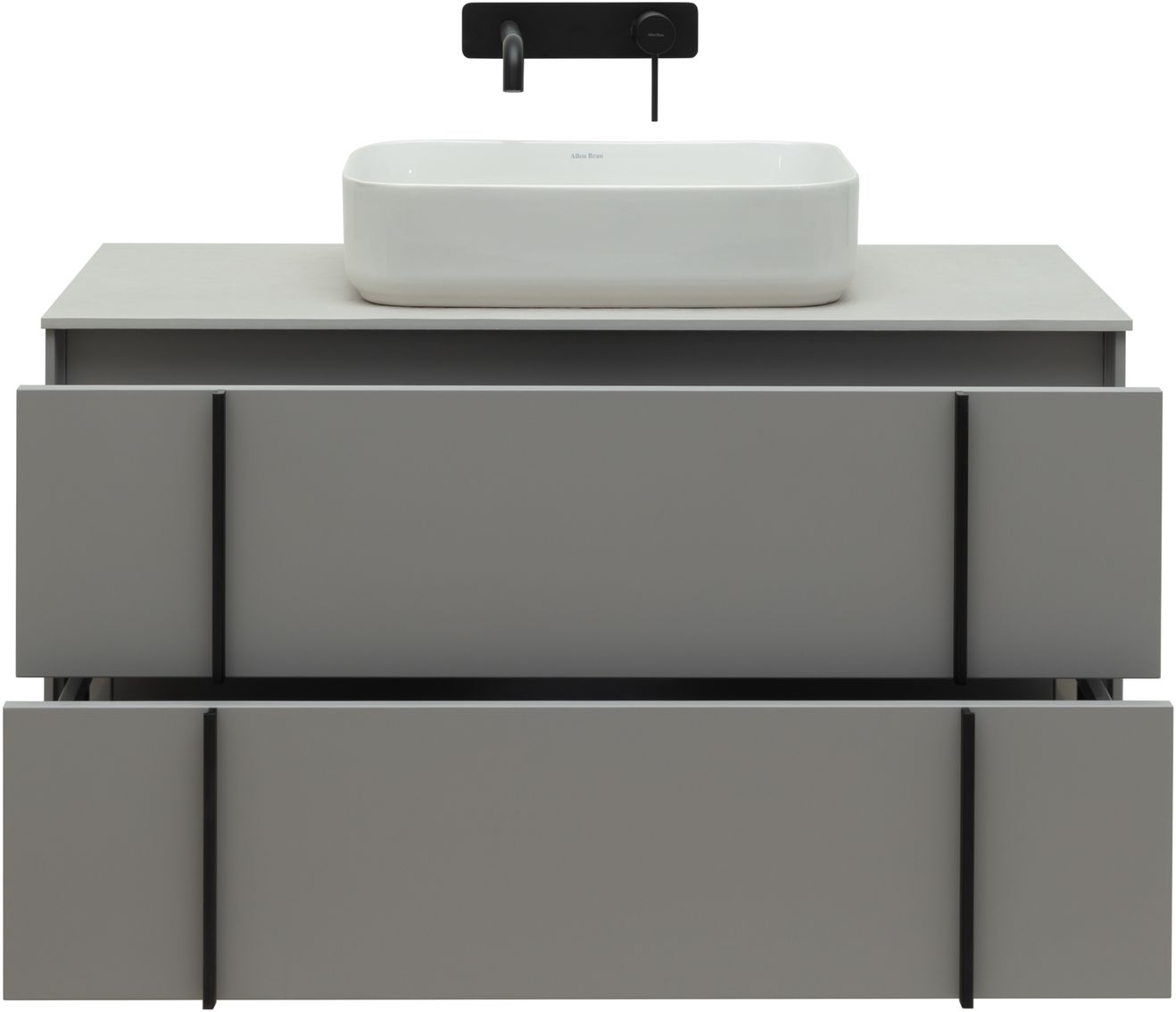 Тумба под раковину Allen Brau Reality 100x46.2x50 см платина 1.32007.PGM