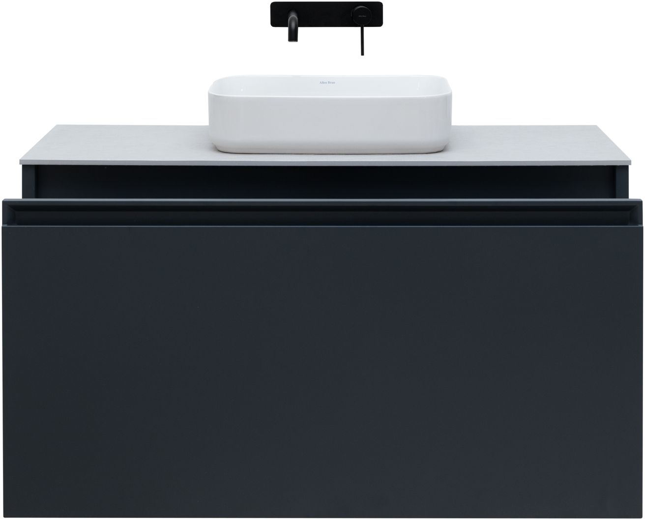 Тумба под раковину Allen Brau Fantasy 118.4x46x56.8 см антрацит 1.11006.AM
