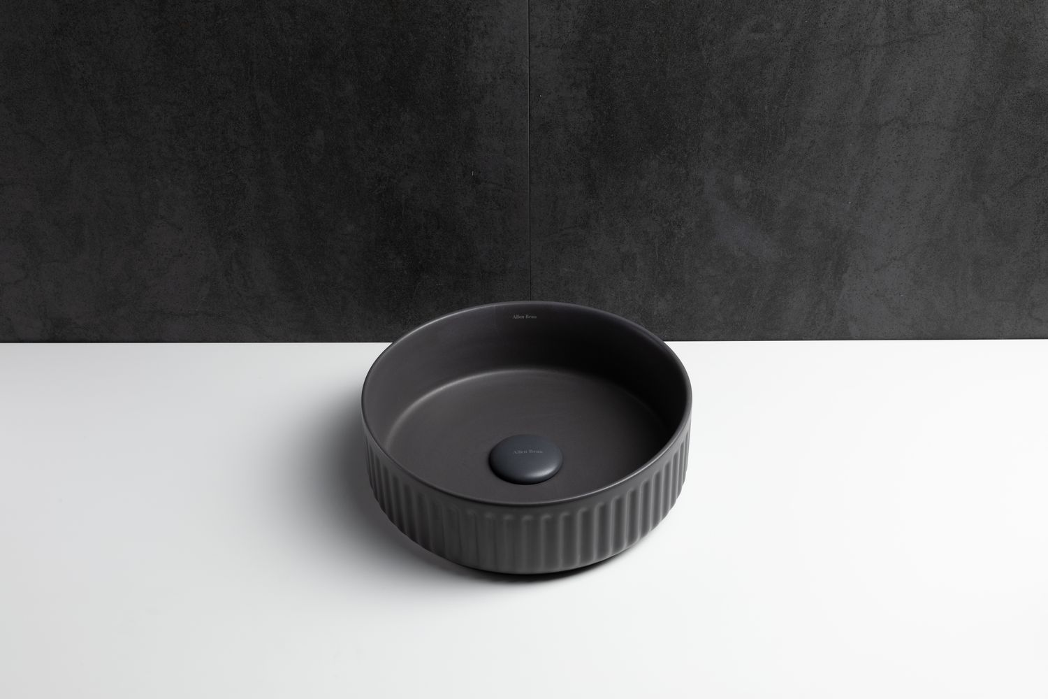 Раковина-чаша Allen Brau Fantasy 36х36х12 см антрацит 4.11032.AN