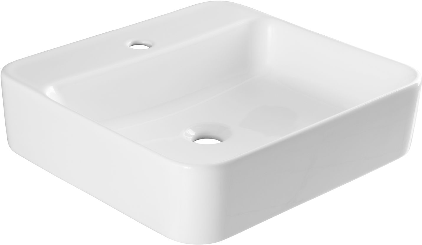 Раковина-чаша Allen Brau Liberty 48x47.9x12.6 см с 1 отверстием белая 4.32014.20