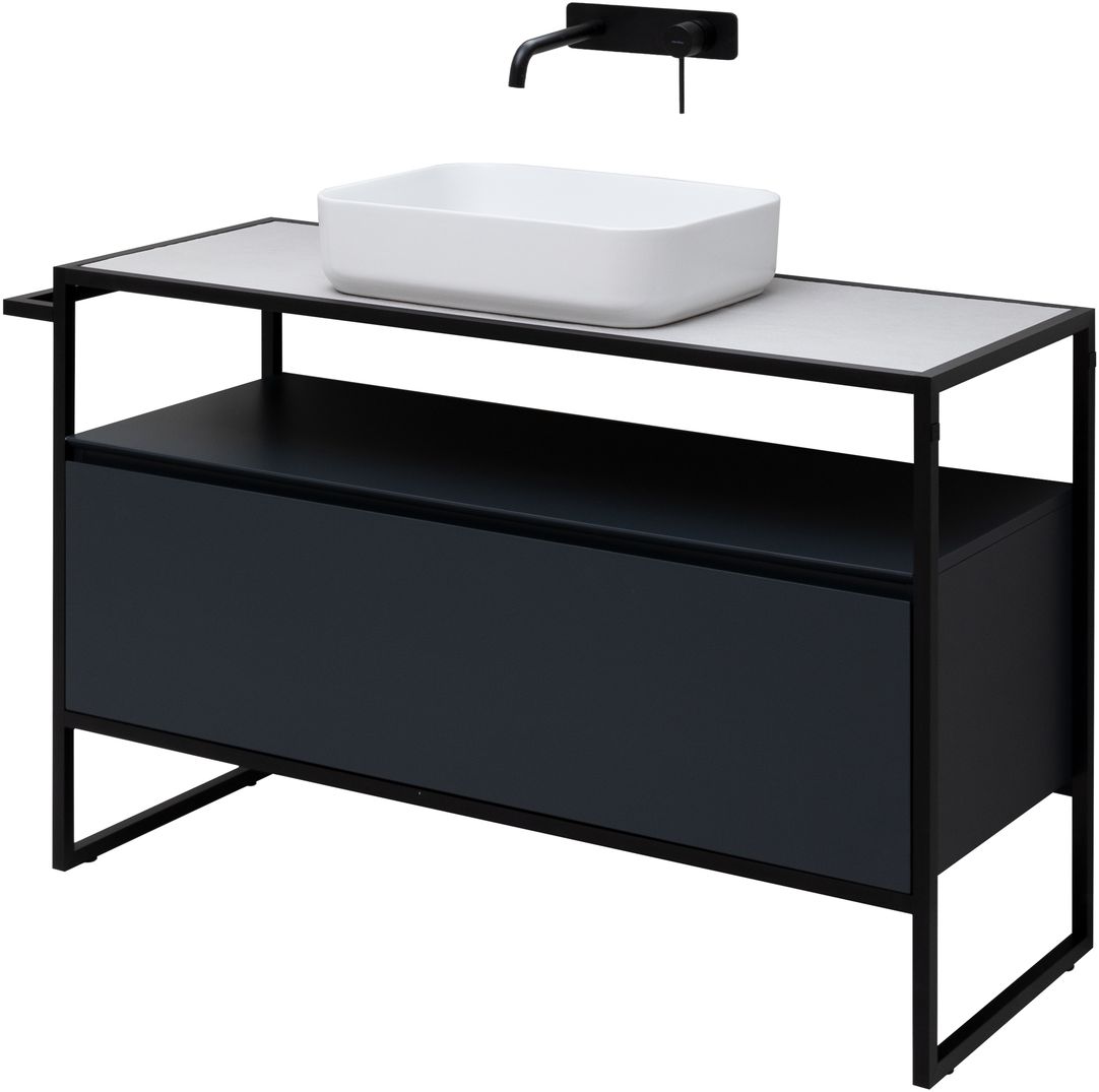 Тумба под раковину Allen Brau Priority 120x45x75 см антрацит 1.31004.AM