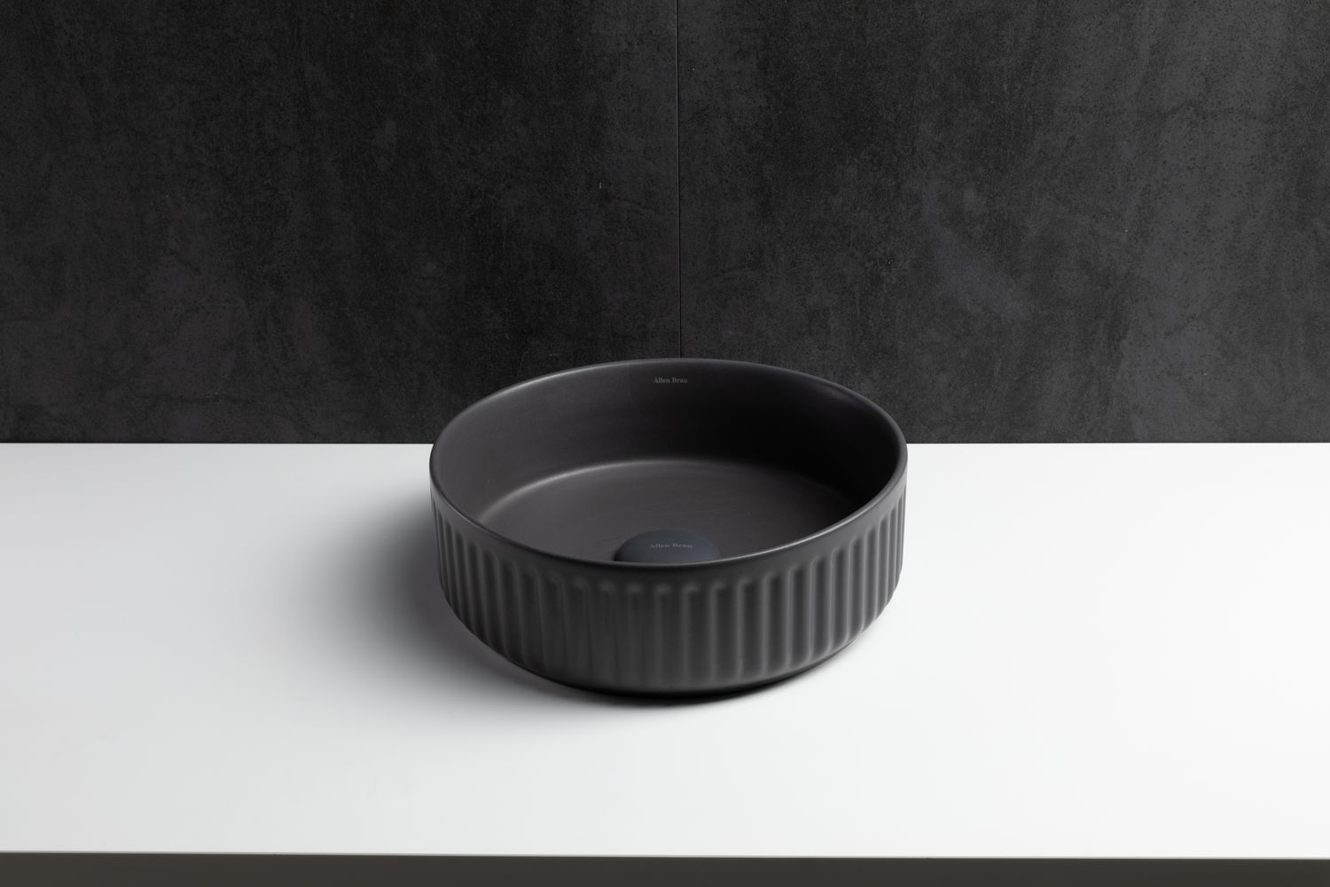 Раковина-чаша Allen Brau Fantasy 36х36х12 см антрацит 4.11032.AN