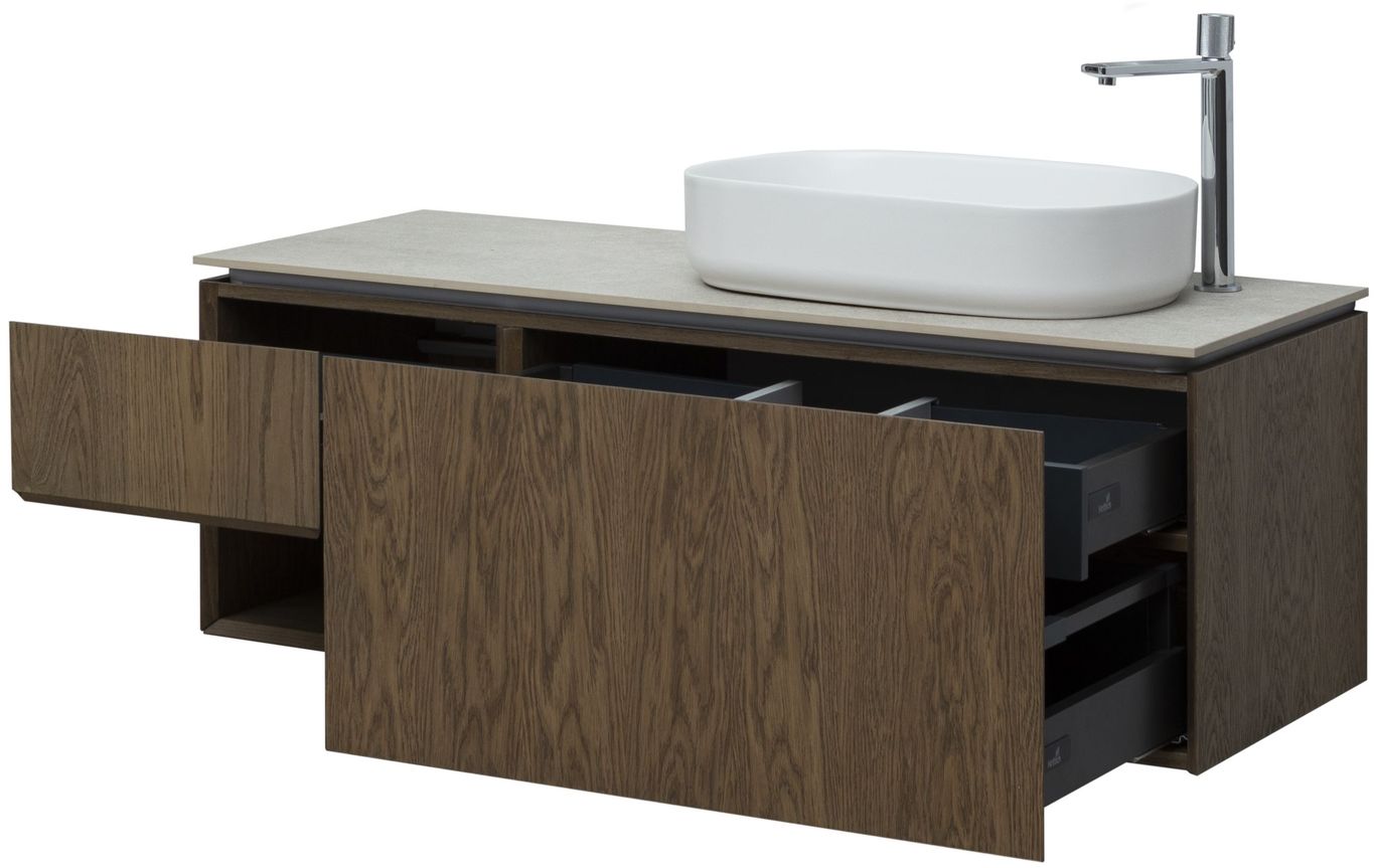 Тумба под раковину Allen Brau Infinity 119,2x45,6x40,8 см дуб 1.21008.NO