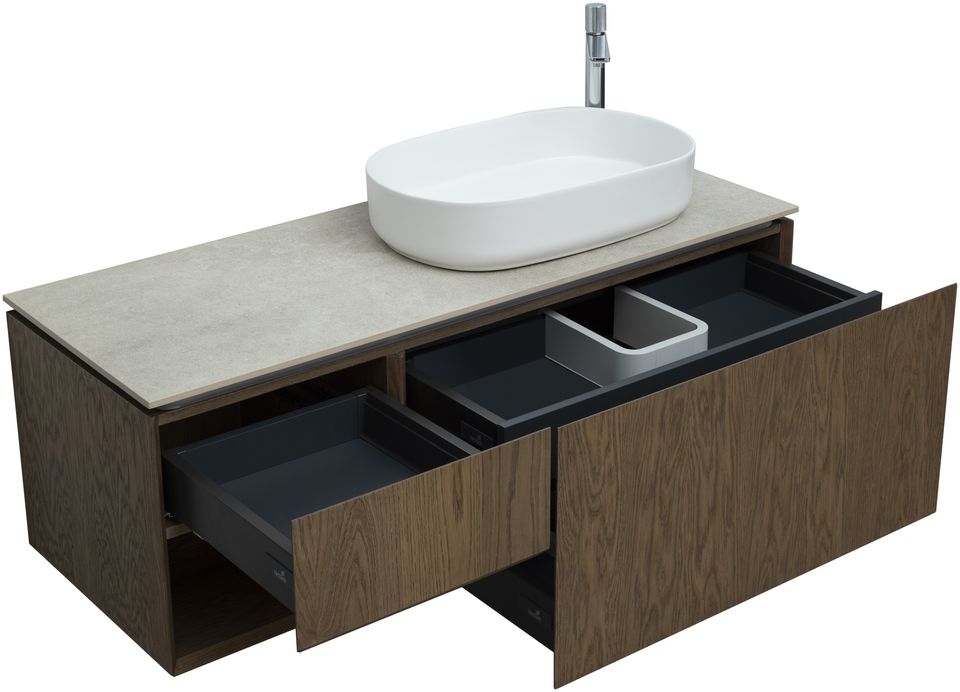 Тумба под раковину Allen Brau Infinity 119,2x45,6x40,8 см дуб 1.21008.NO