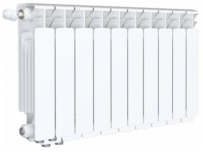 Радиатор биметаллический RIFAR Base Ventil 350 10 секций нижнее левое подключение 11534