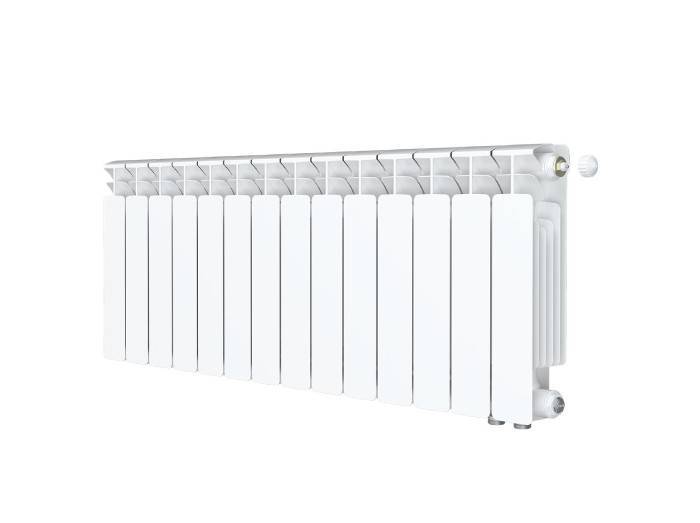Радиатор биметаллический RIFAR Base Ventil 350 14 секций нижнее правое подключение RBV3514R