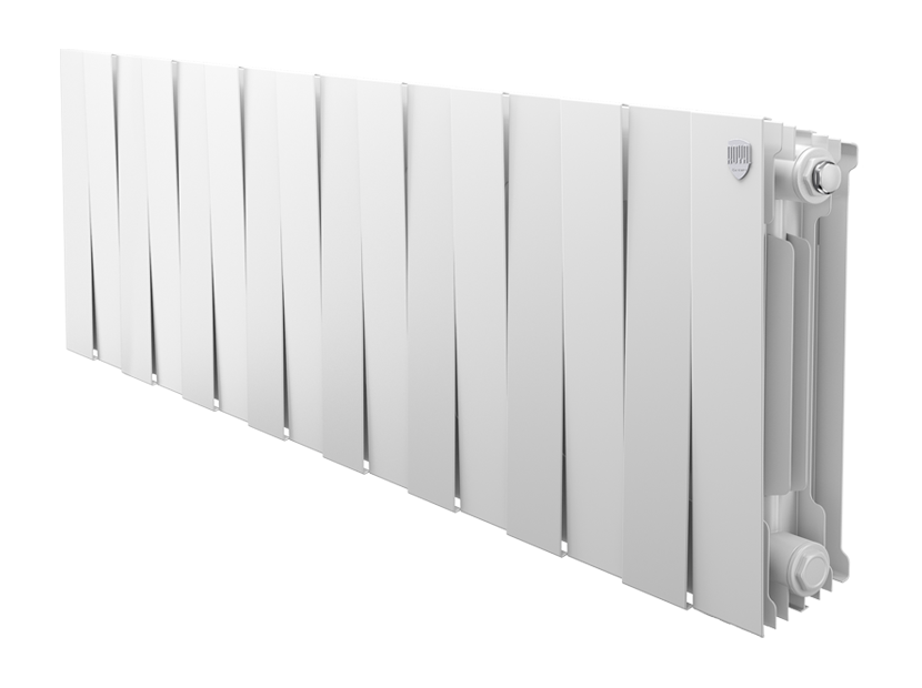 Радиатор биметаллический Royal Thermo PianoForte 300 Bianco Traffico 16 секц. боковое подключение 1346043