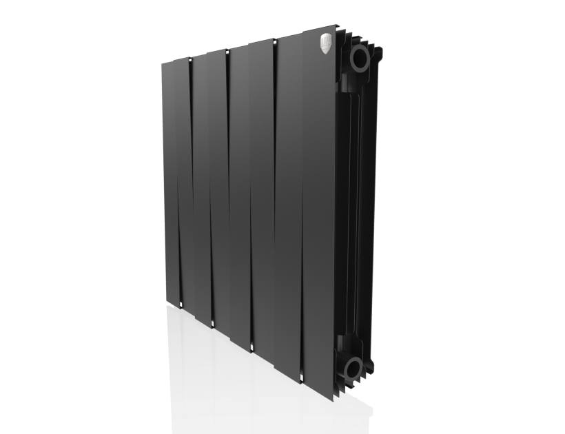 Радиатор биметаллический Royal Thermo PianoForte 500 Noir Sable 8 секций НС-1176334