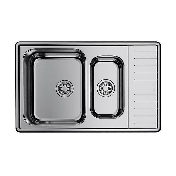 Кухонная мойка OMOIKIRI Sagami 79-2-IN нержавеющая сталь 79x50 см 4993733