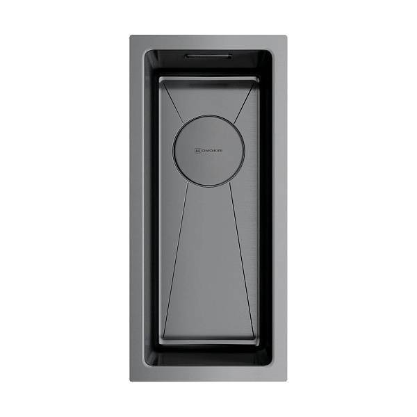 Кухонная мойка Omoikiri Taki 20-U/IF-GM 20x44 см вороненая сталь 4973105