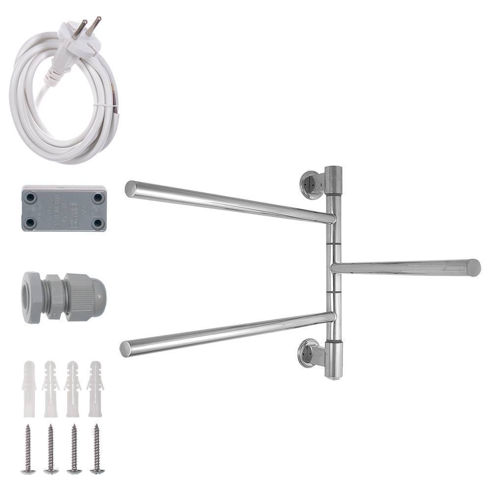 Полотенцесушитель электрический Energy I chrome G3 поворотный EETR00IG30000000000