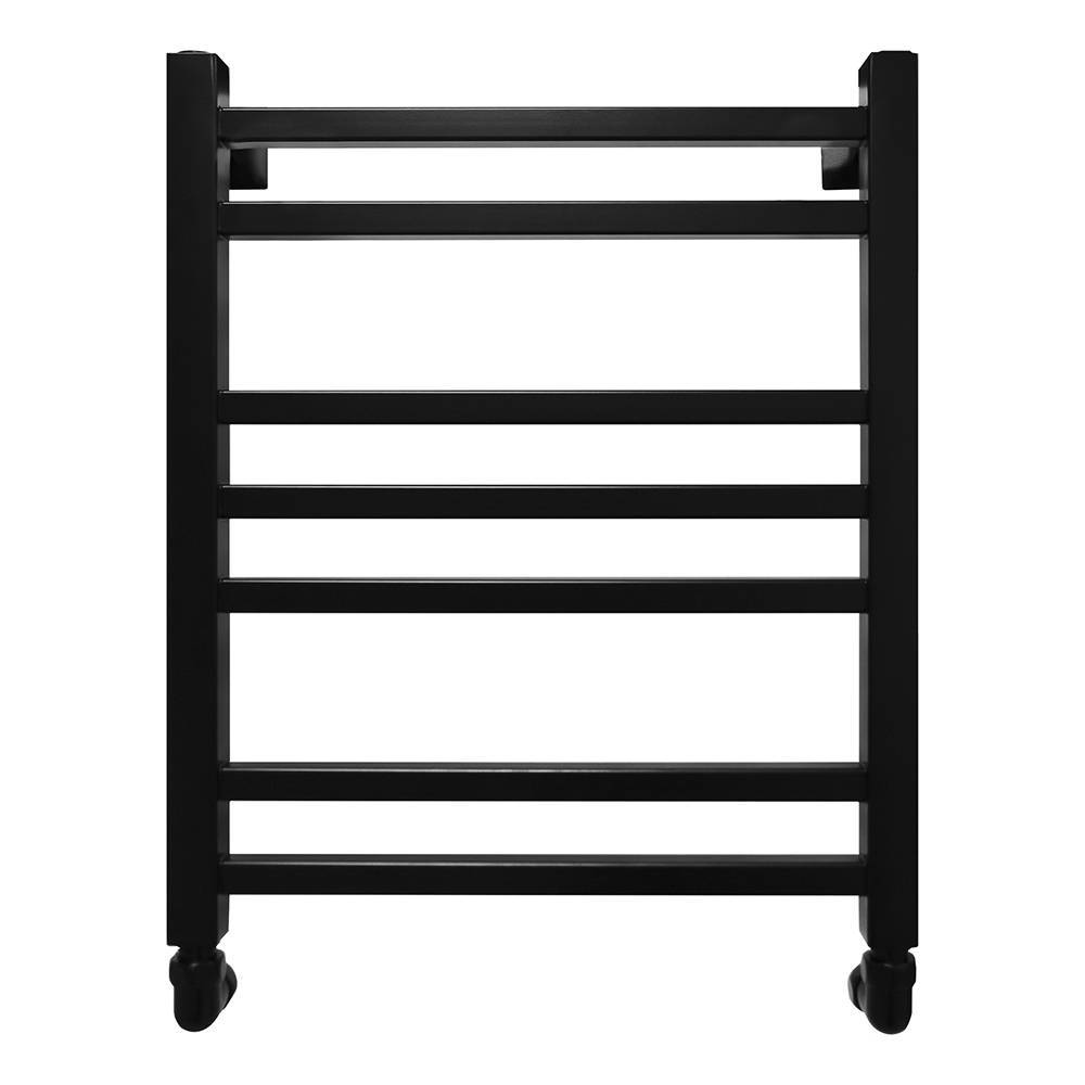 Полотенцесушитель водяной Energy Techno 600х400 мм черный матовый RAL 9005 EWTR0TECH06040R905M