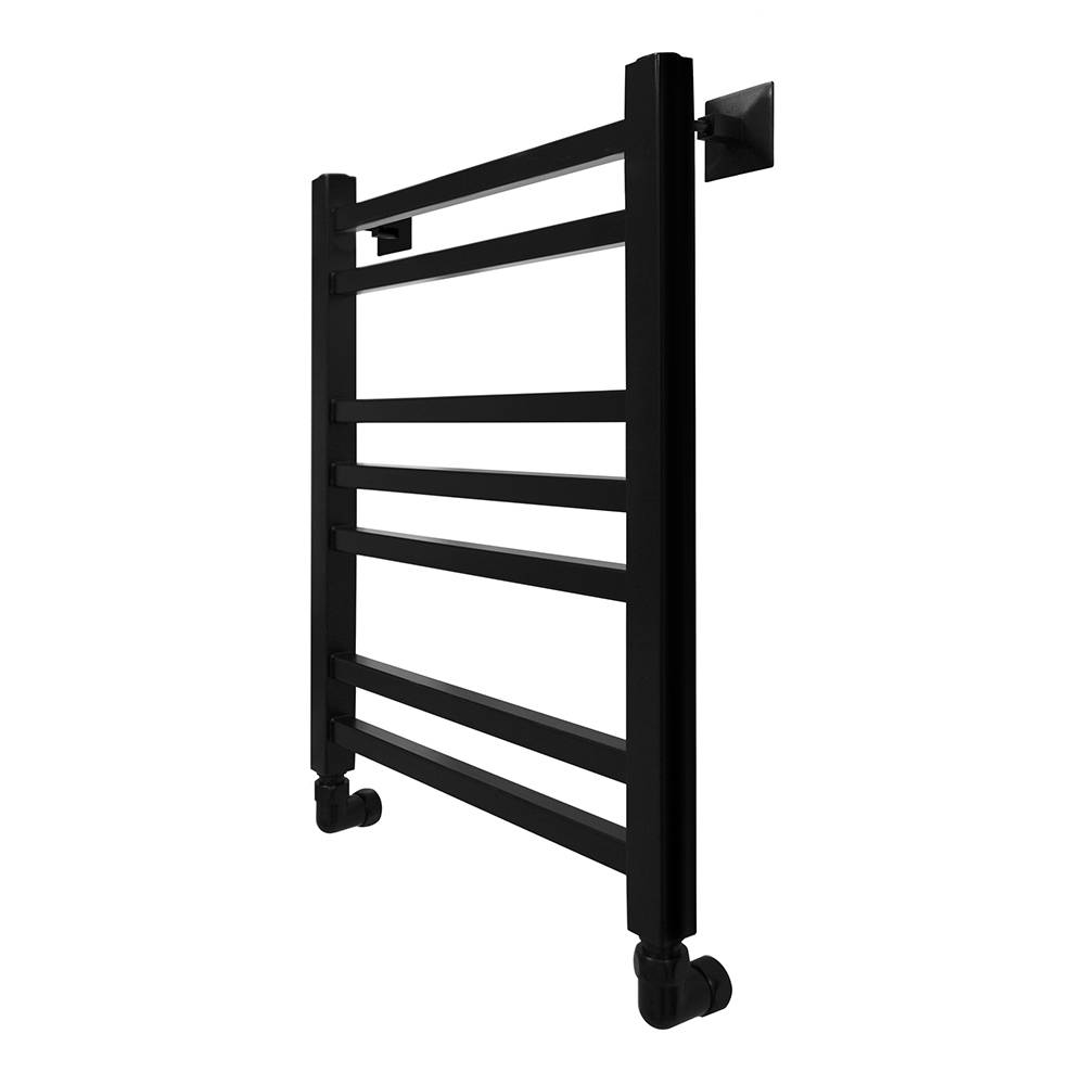 Полотенцесушитель водяной Energy Techno 600х400 мм черный матовый RAL 9005 EWTR0TECH06040R905M