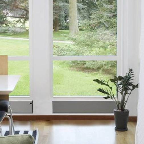 Конвектор электрический ADAX Glamox H30 L 10 KDT 1000 Вт серебристый 3793