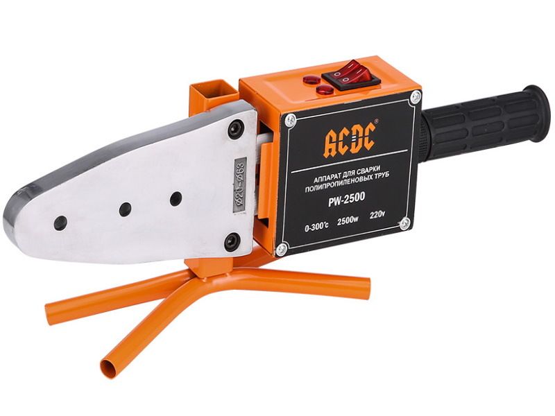 Аппарат для сварки труб ACDC PW-2500 насадки 20-63 мм в кейсе 9322