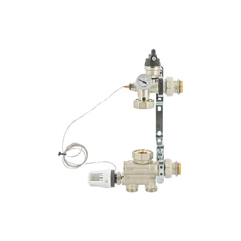 Насосно-смесительная группа Uni-Fitt SOLOMIX 1 с насосом Uni-Fitt ECP 25/60 130 470E1200