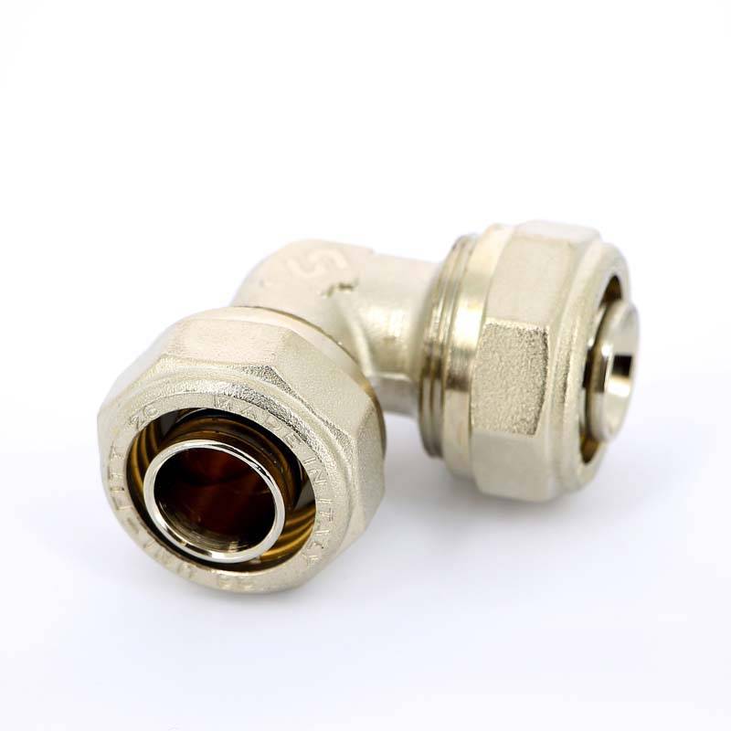 Угол обжимной Uni-Fitt 26 мм никелированный 663N8800