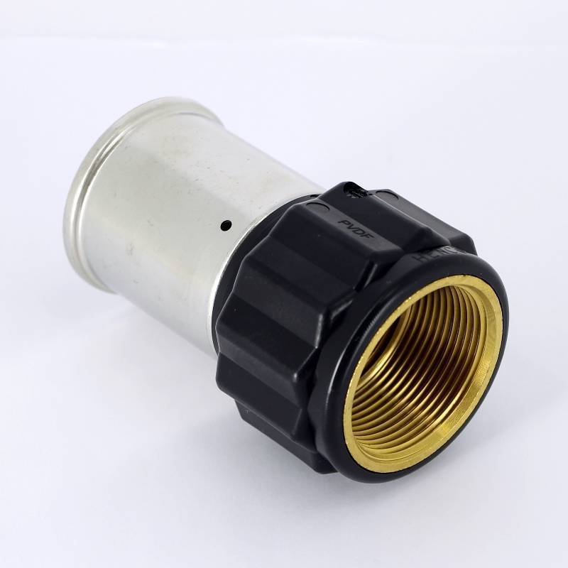 Муфта переходная пресс-В Henco PVDF 50х1 1/2 18PK-5008