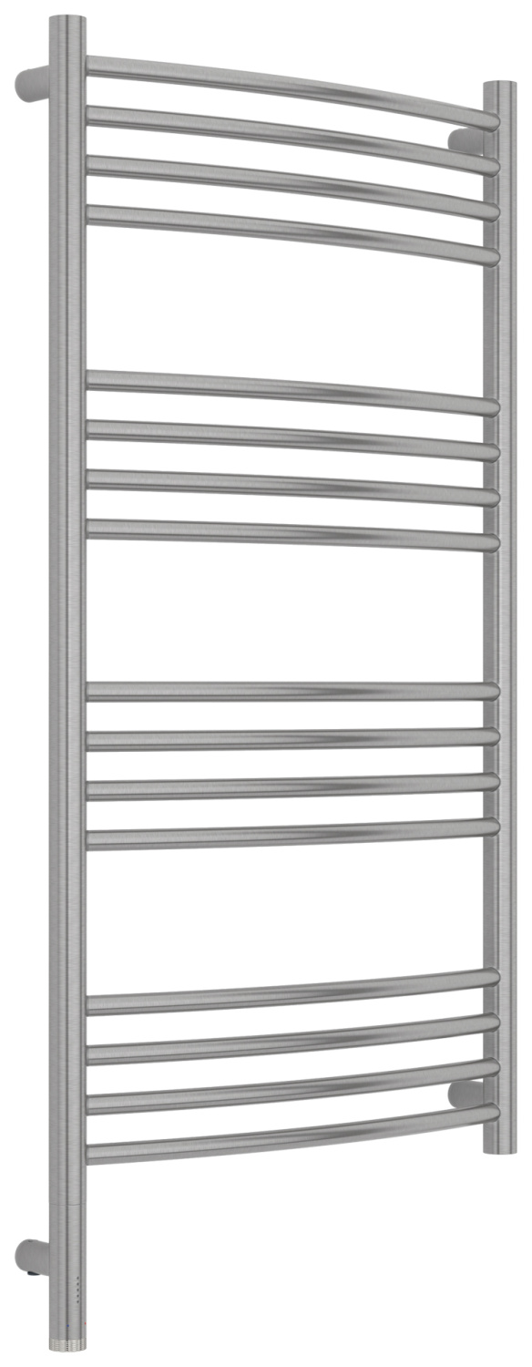 Полотенцесушитель электрический Сунержа Богема 3.1 выгнутая 500х1000 мм левое подключение сатин браш 071-6002-1050