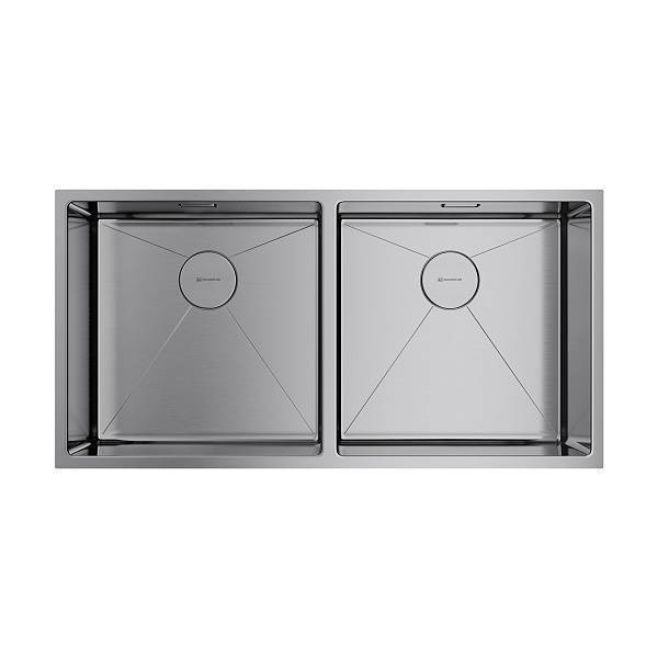 Кухонная мойка Omoikiri Taki 86-2-U/IF Side-IN 86.5x44 см нержавеющая сталь 4993791